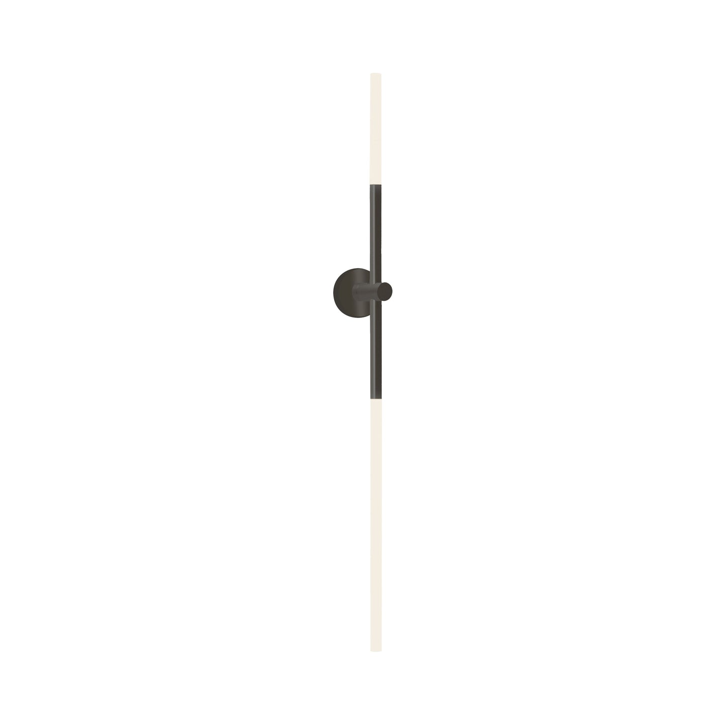 Bianca LED Linear Wall Light in Matt Black (With Backplate).