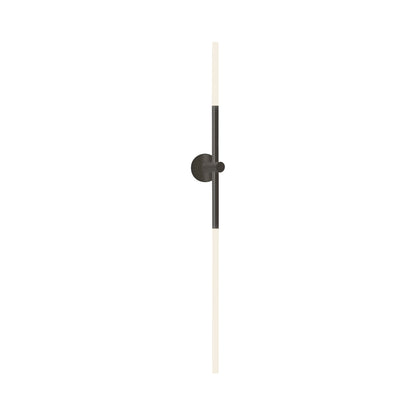 Bianca LED Linear Wall Light in Matt Black (With Backplate).