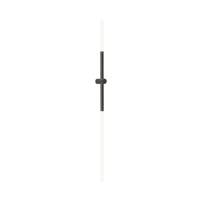 Bianca LED Linear Wall Light in Matt Black (Without Backplate).