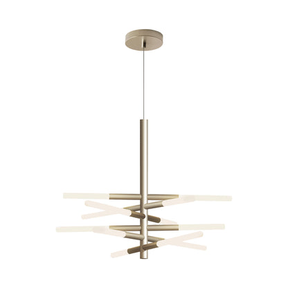 Bianca LED Pendant Light in Gold (12-Light).