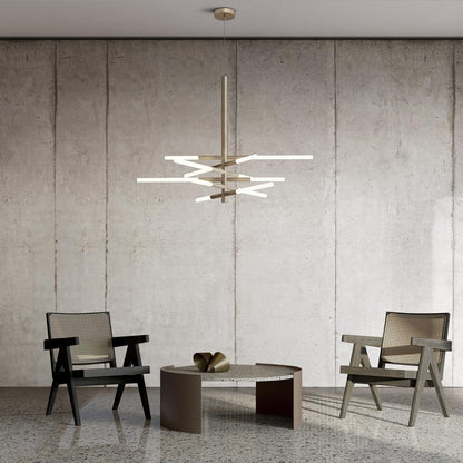 Bianca LED Pendant Light in living room.