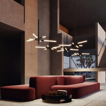 Bianca LED Pendant Light in living room.