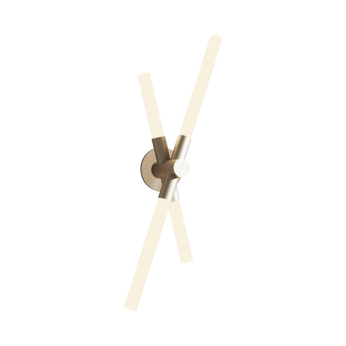 Bianca LED Wall Light in Gold (With Backplate).