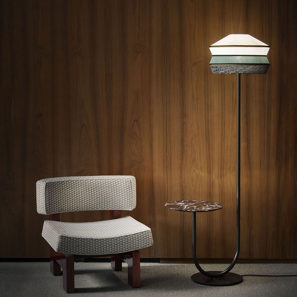 Calypso Antigua Floor Lamp in Detail.