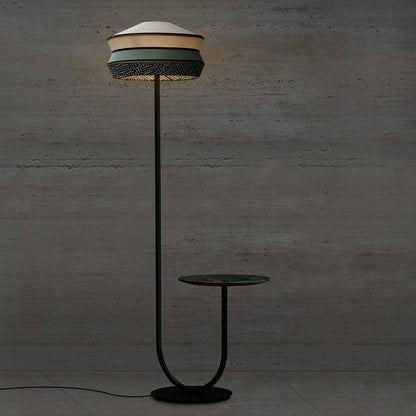 Calypso Antigua Outdoor Floor Lamp in Detail.