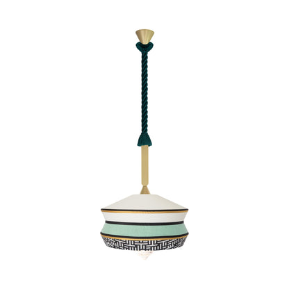 Calypso Antigua Outdoor Pendant Light in Antigua Mint (Small).