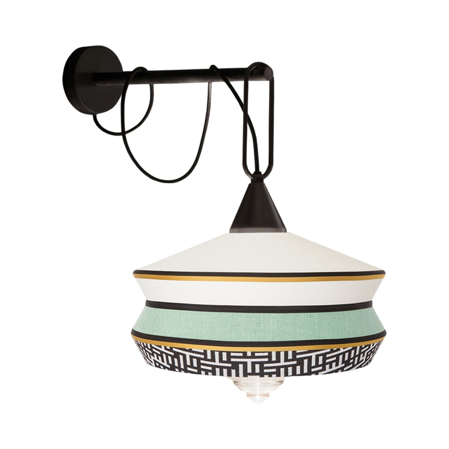 Calypso Antigua Wall Light in Antigua Mint.