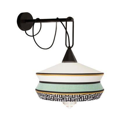 Calypso Antigua Wall Light in Antigua Mint.