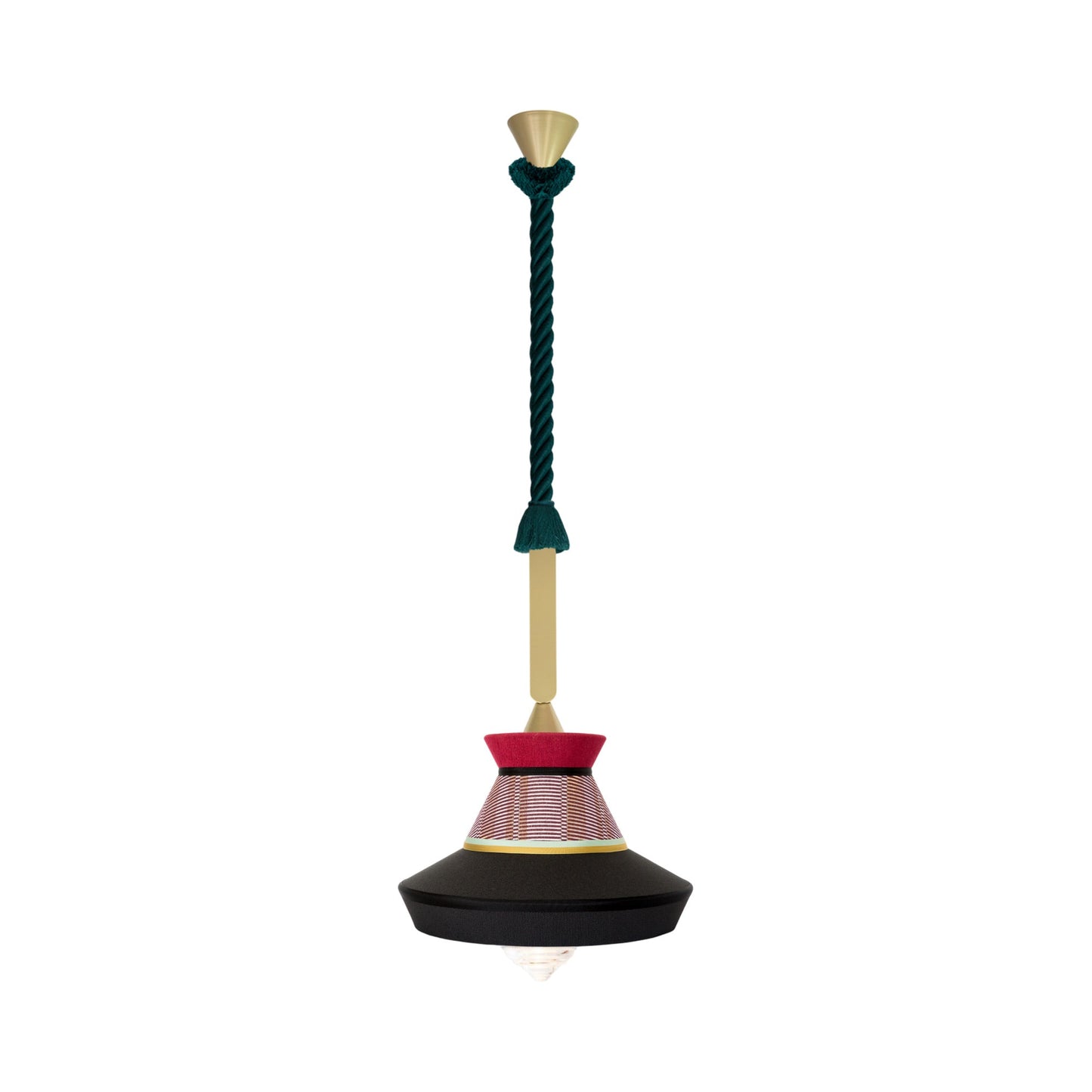 Calypso Guadaloupe Outdoor Pendant Light in Guadaloupe Black (Small).
