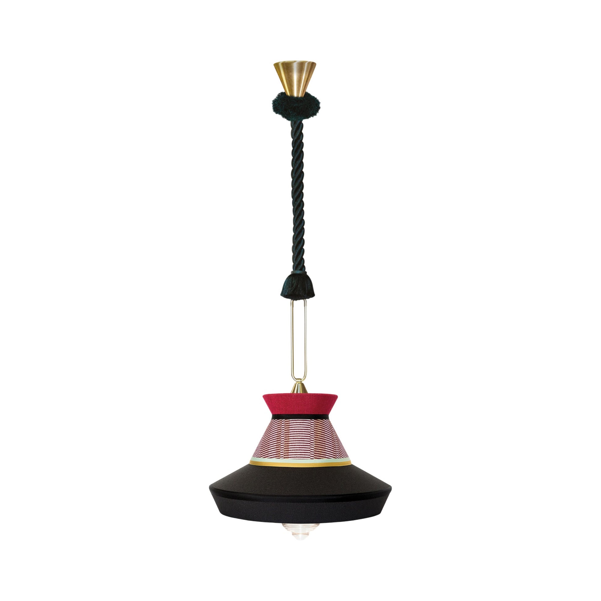 Calypso Guadaloupe Pendant Light in Guadaloupe Black (Small).