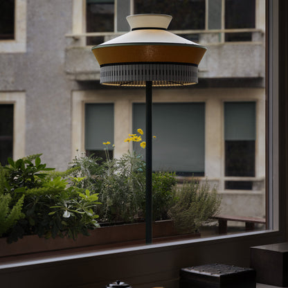 Calypso Martinique Outdoor Floor Lamp in Detail.