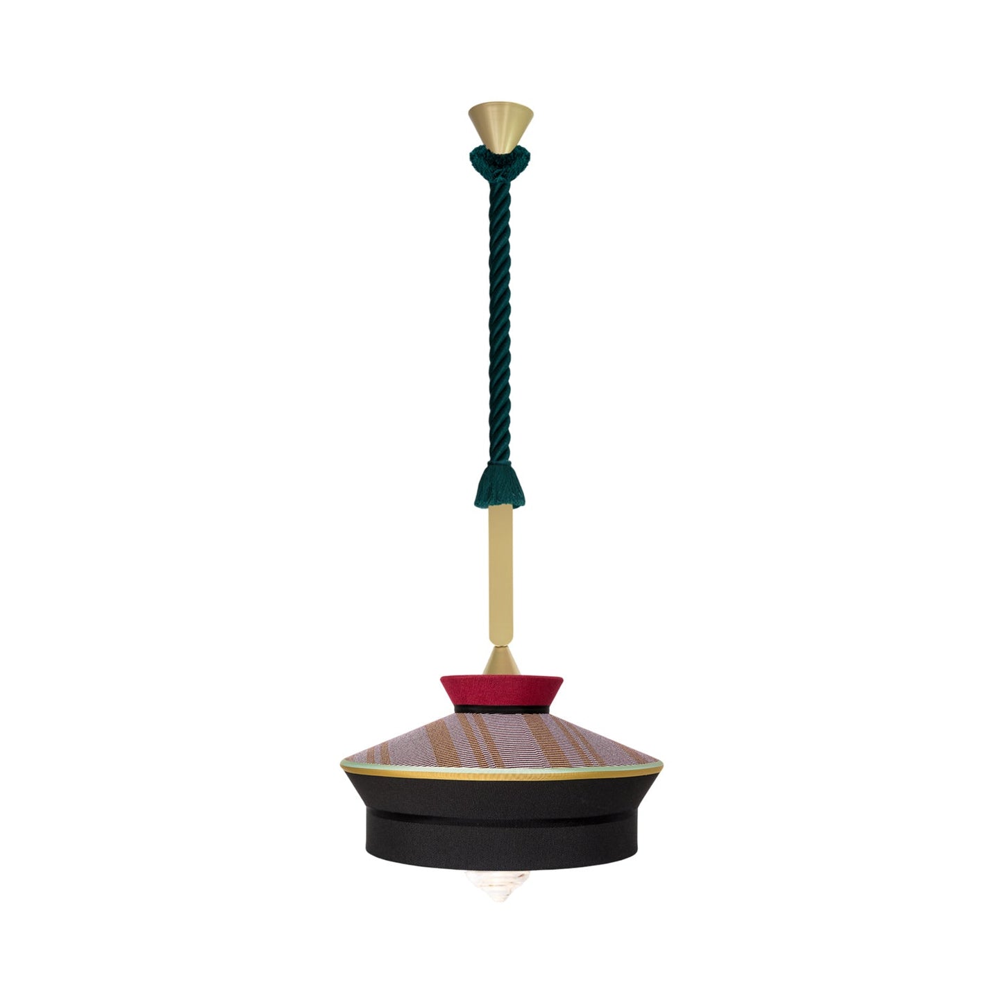 Calypso Martinique Outdoor Pendant Light in Martinique Black (Small).