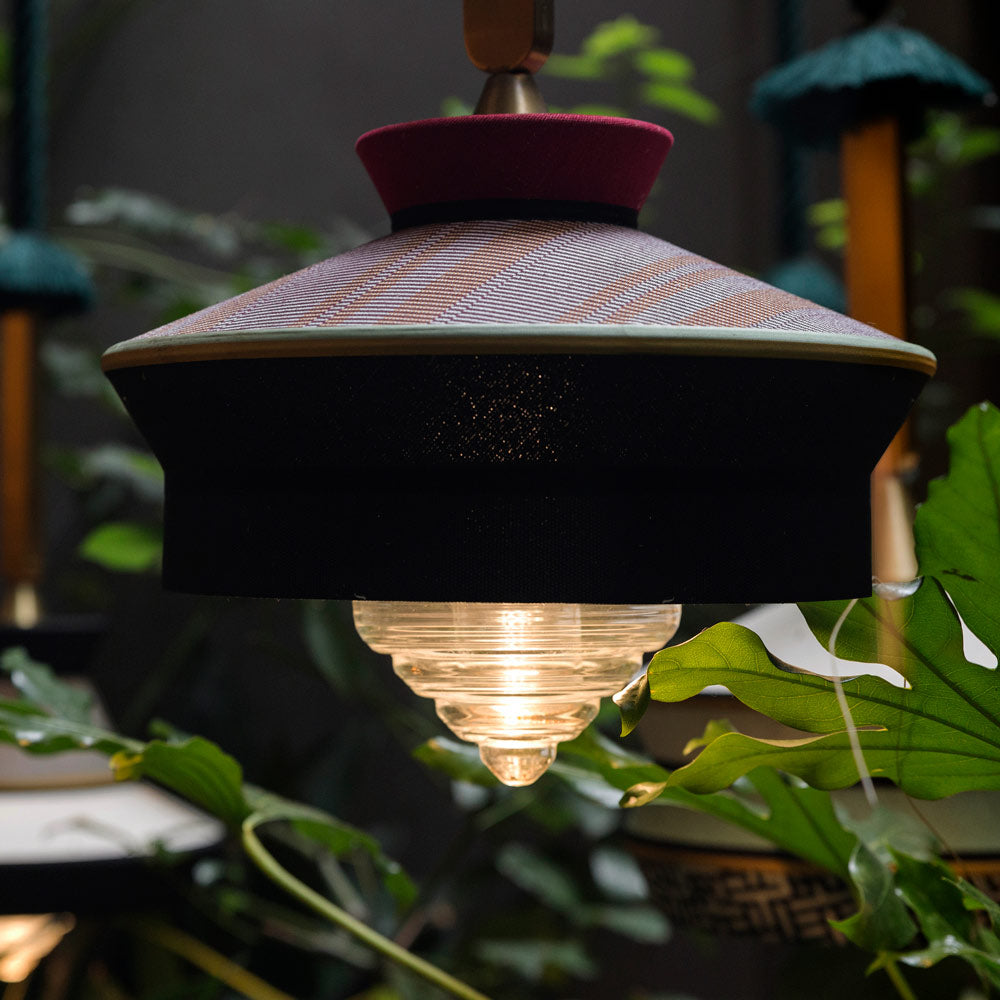 Calypso Martinique Outdoor Pendant Light in Detail.