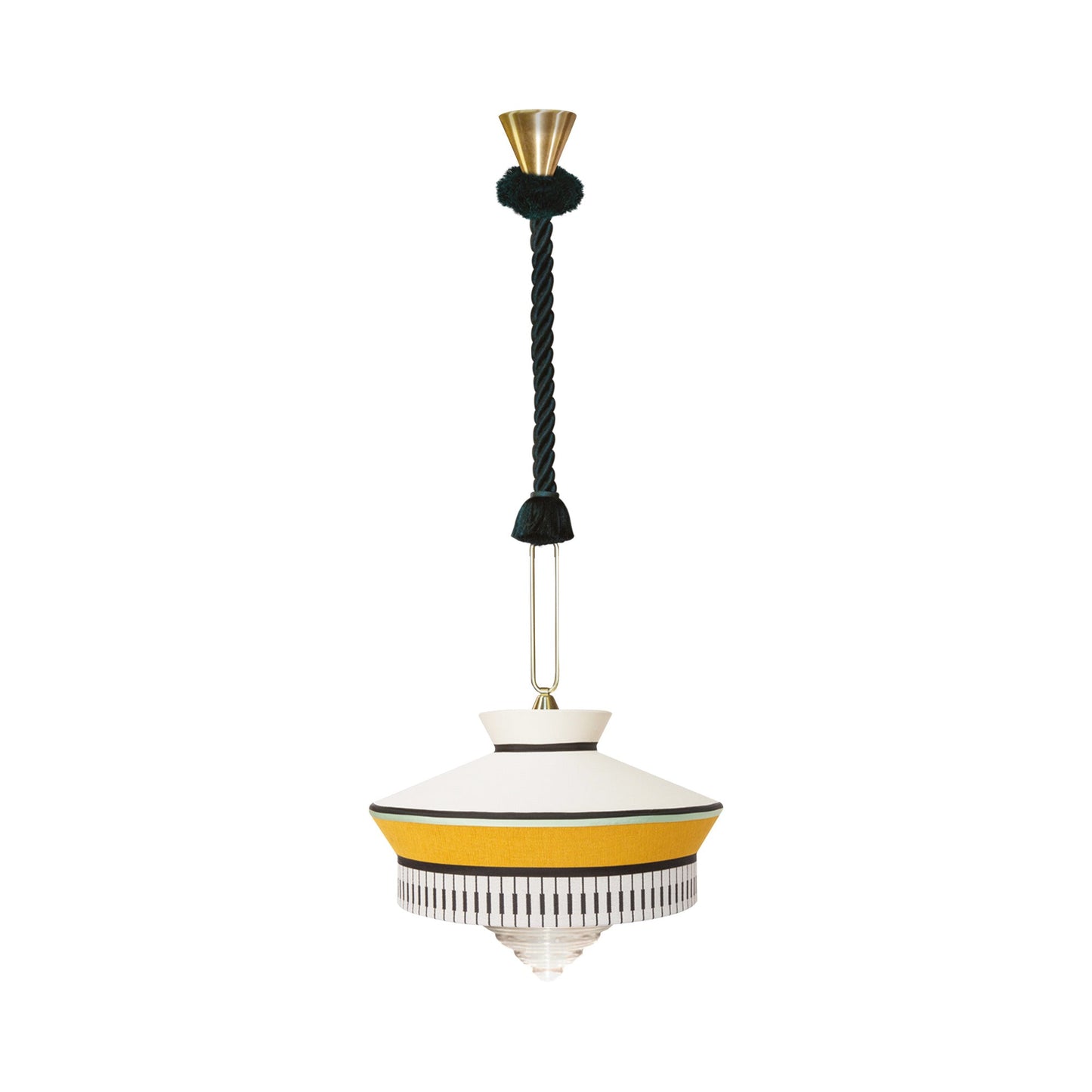 Calypso Martinique Pendant Light in Martinique Yellow (Small).