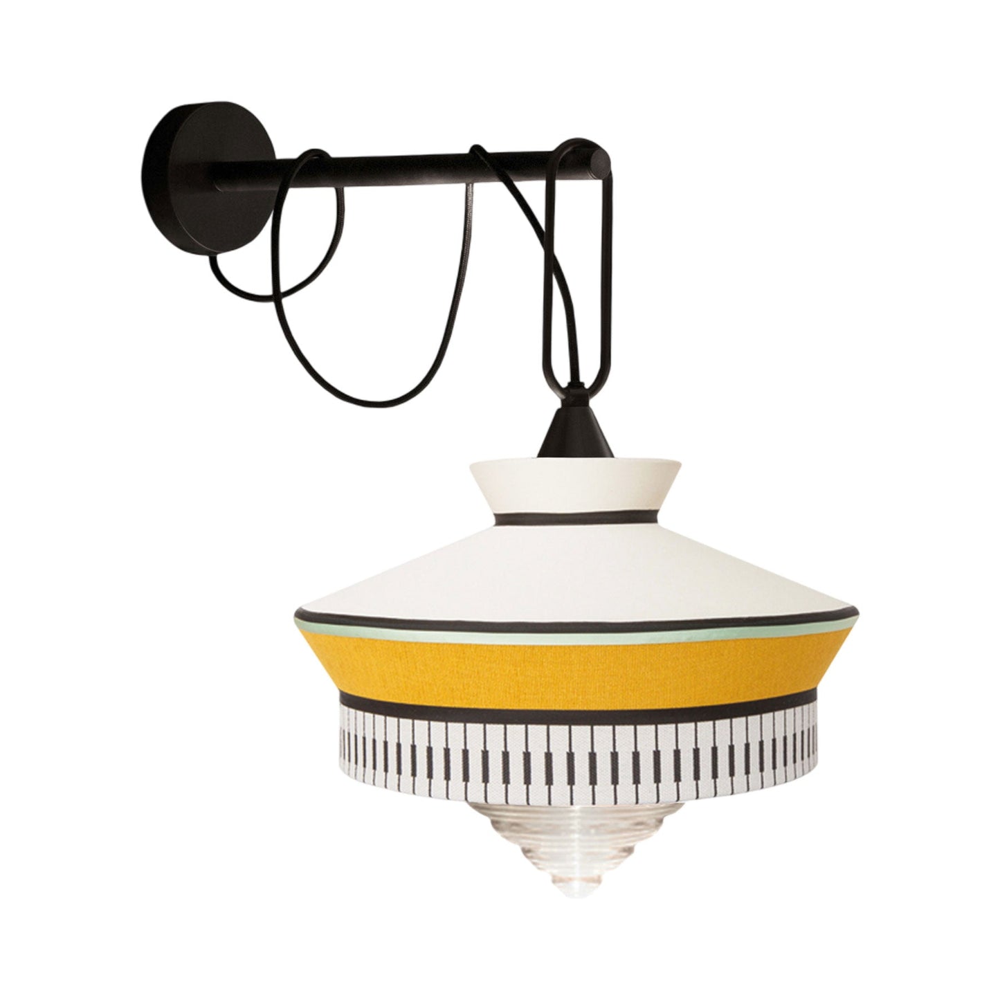 Calypso Martinique Wall Light in Martinique Yellow.