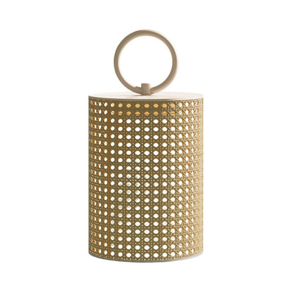 Clara Outdoor LED Table Lamp in Cream.