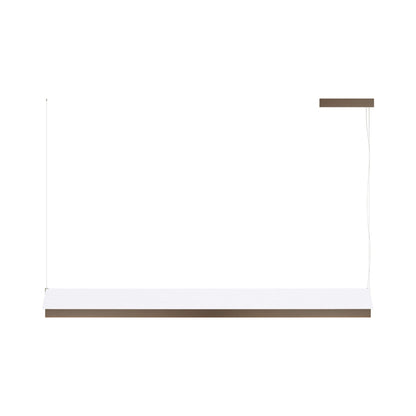 Fly LED Pendant Light in Brushed Bronze Nickel/White Cotton (66.25-Inch).