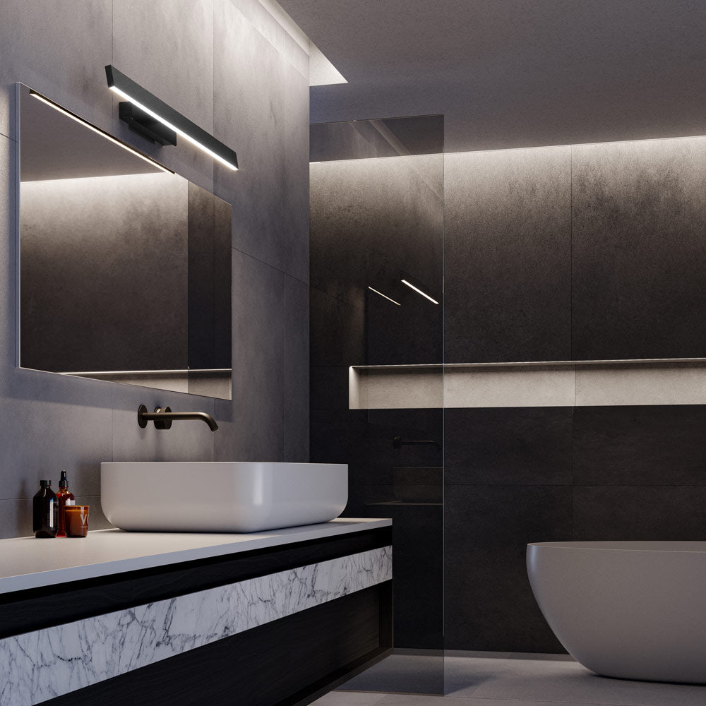 Fly LED Picture Light in bathroom.