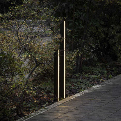 Fly Outdoor LED Floor Lamp in Outside Area.