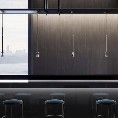 G+T LED Pendant Light in living room.