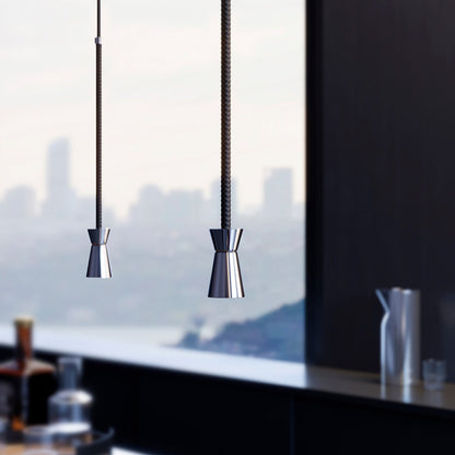 G+T LED Pendant Light in living room.
