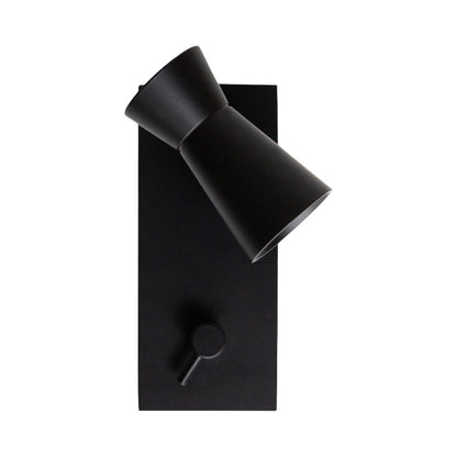G+T LED Reading Wall Light in Matte Black.