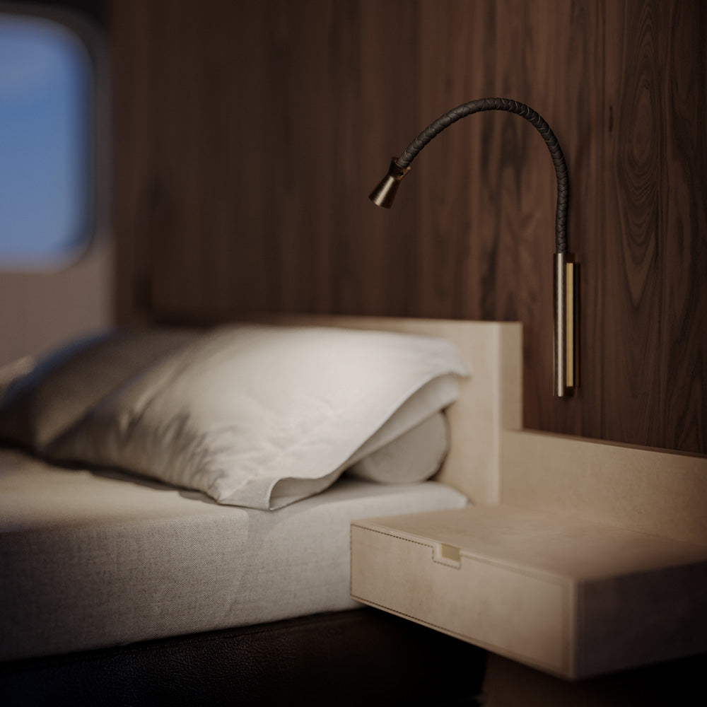 G+T LED Rechargeable Wall Light in living room.