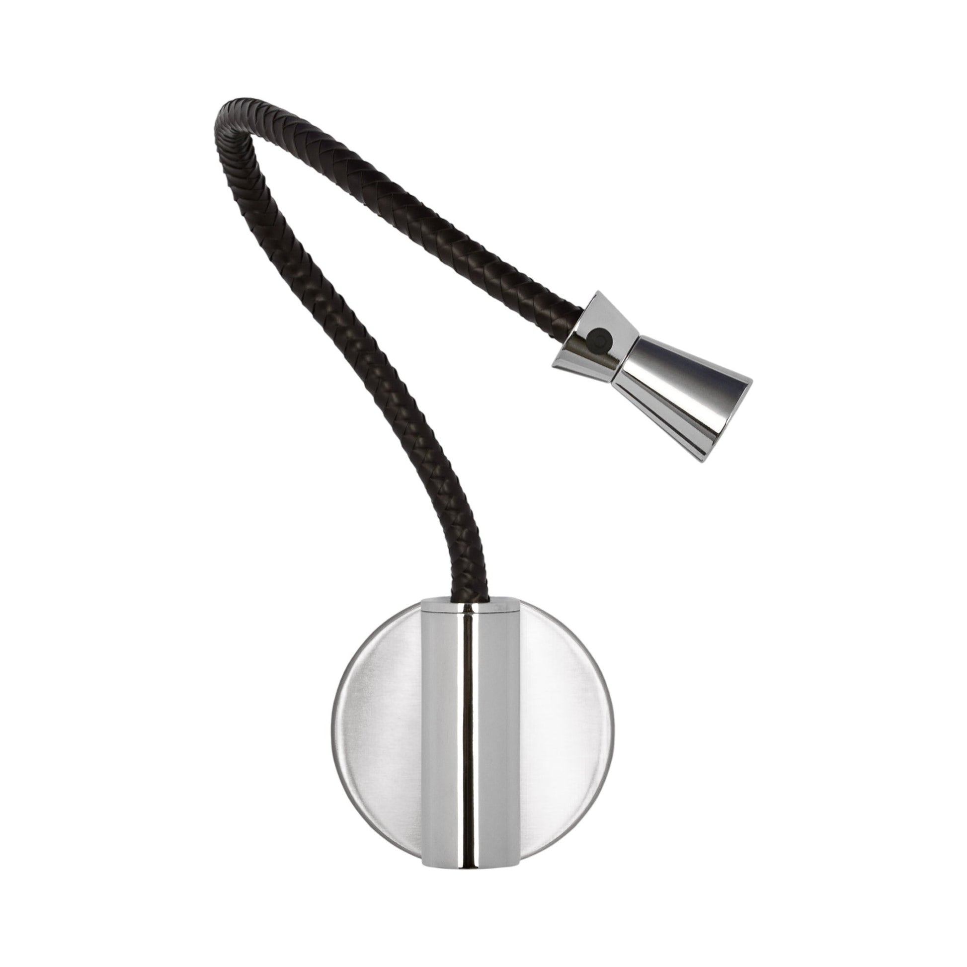G+T LED Wall Light in Polished Nickel.