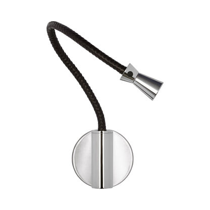 G+T LED Wall Light in Polished Nickel.