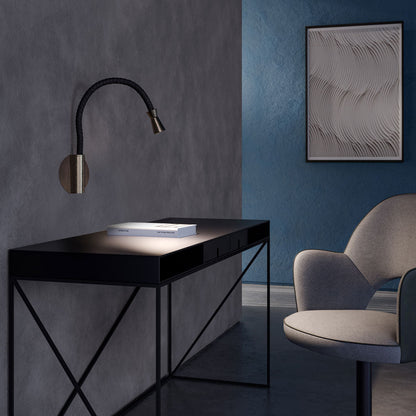 G+T LED Wall Light in living room.