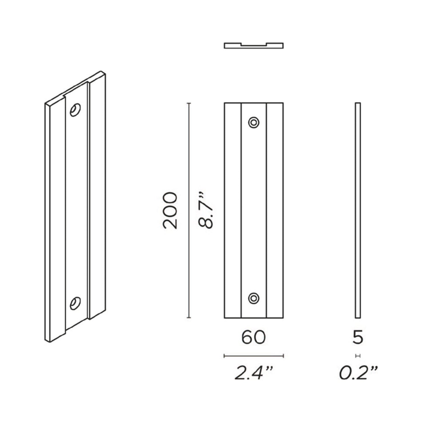G+T Plate - line drawing.