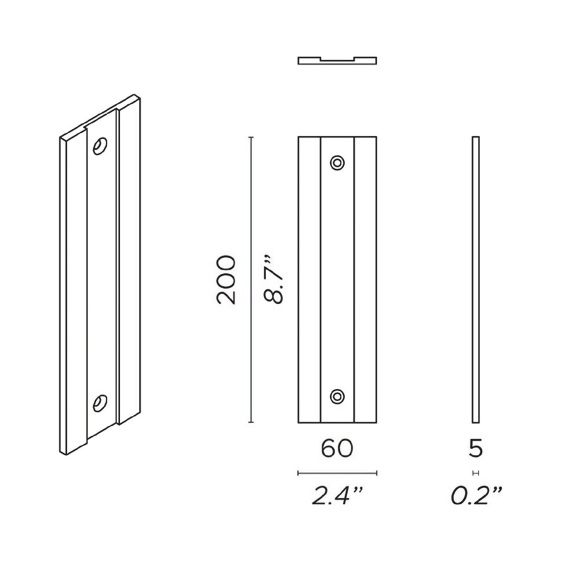 G+T Plate - line drawing.