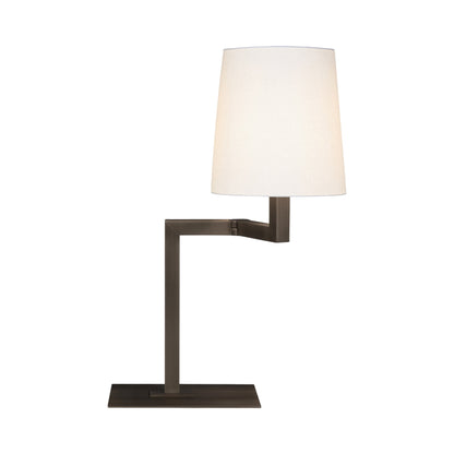 Heritage Desk Lamp in Brushed Bronze.
