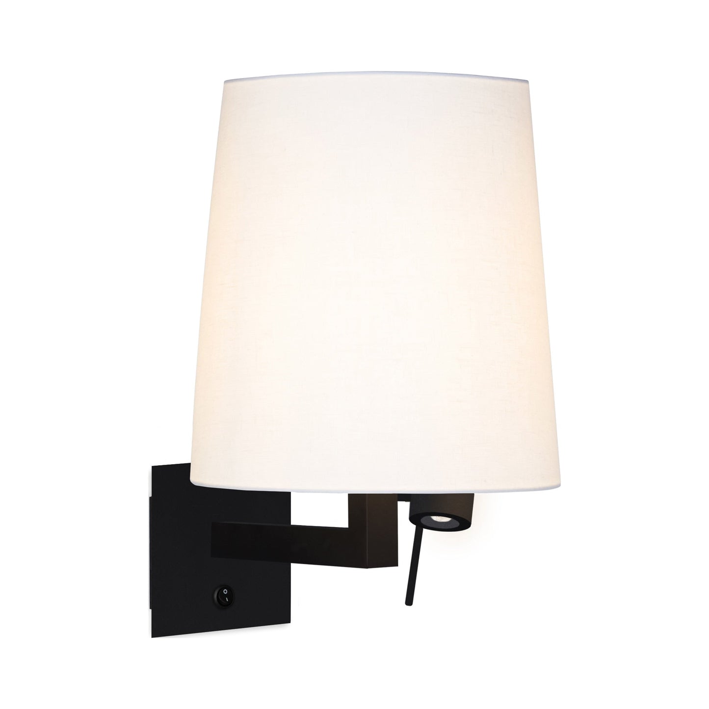 Heritage LED Wall Light in Matt Black.