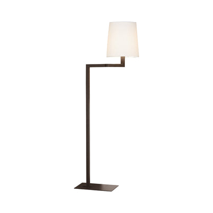 Heritage Liseuse Floor Lamp in Brushed Bronze.