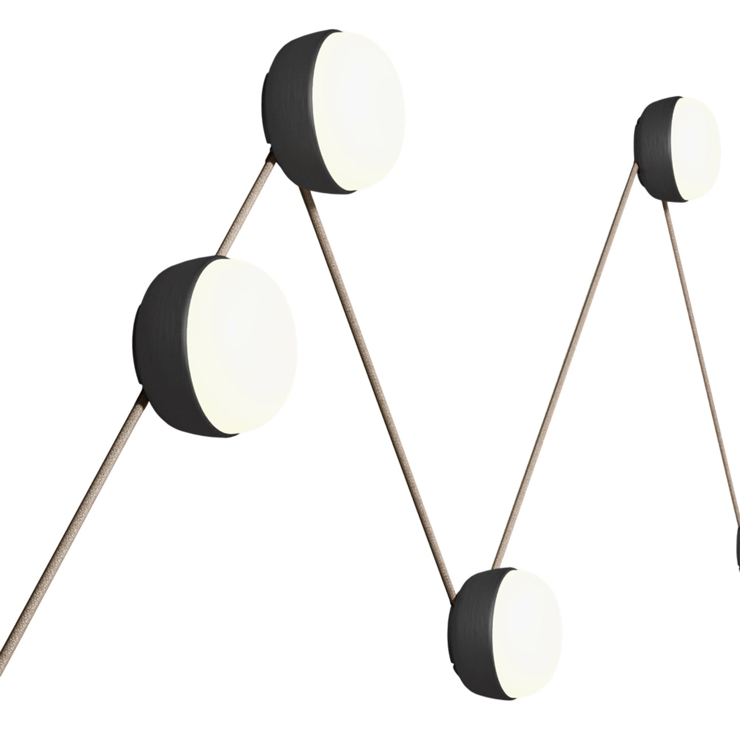 Kiki LED Connect Wall Light in Anthracite.