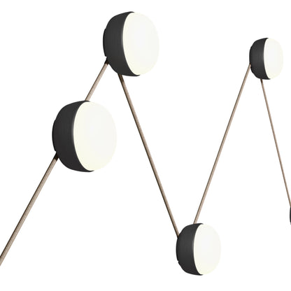 Kiki LED Connect Wall Light in Anthracite.