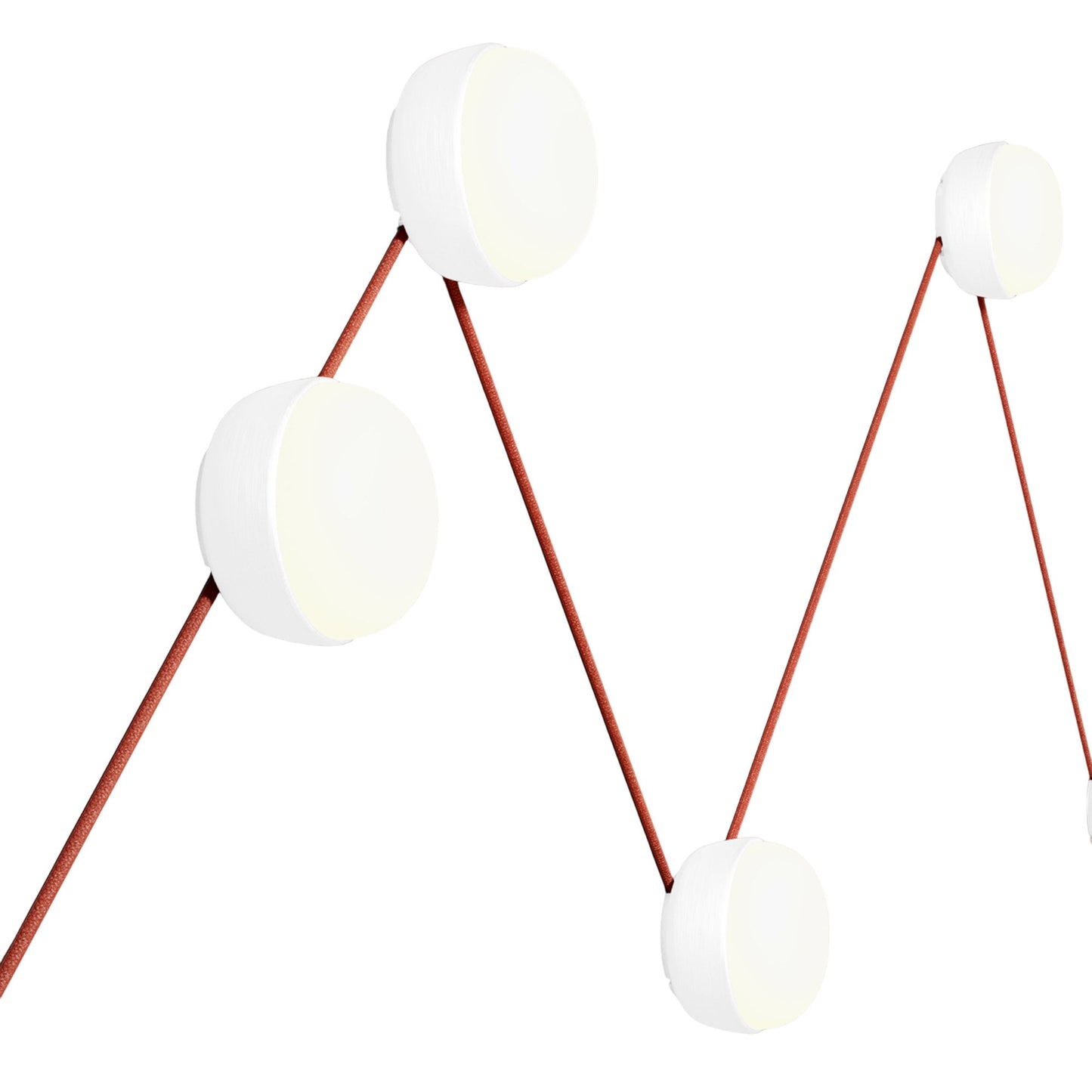 Kiki LED Connect Wall Light in Matt White.