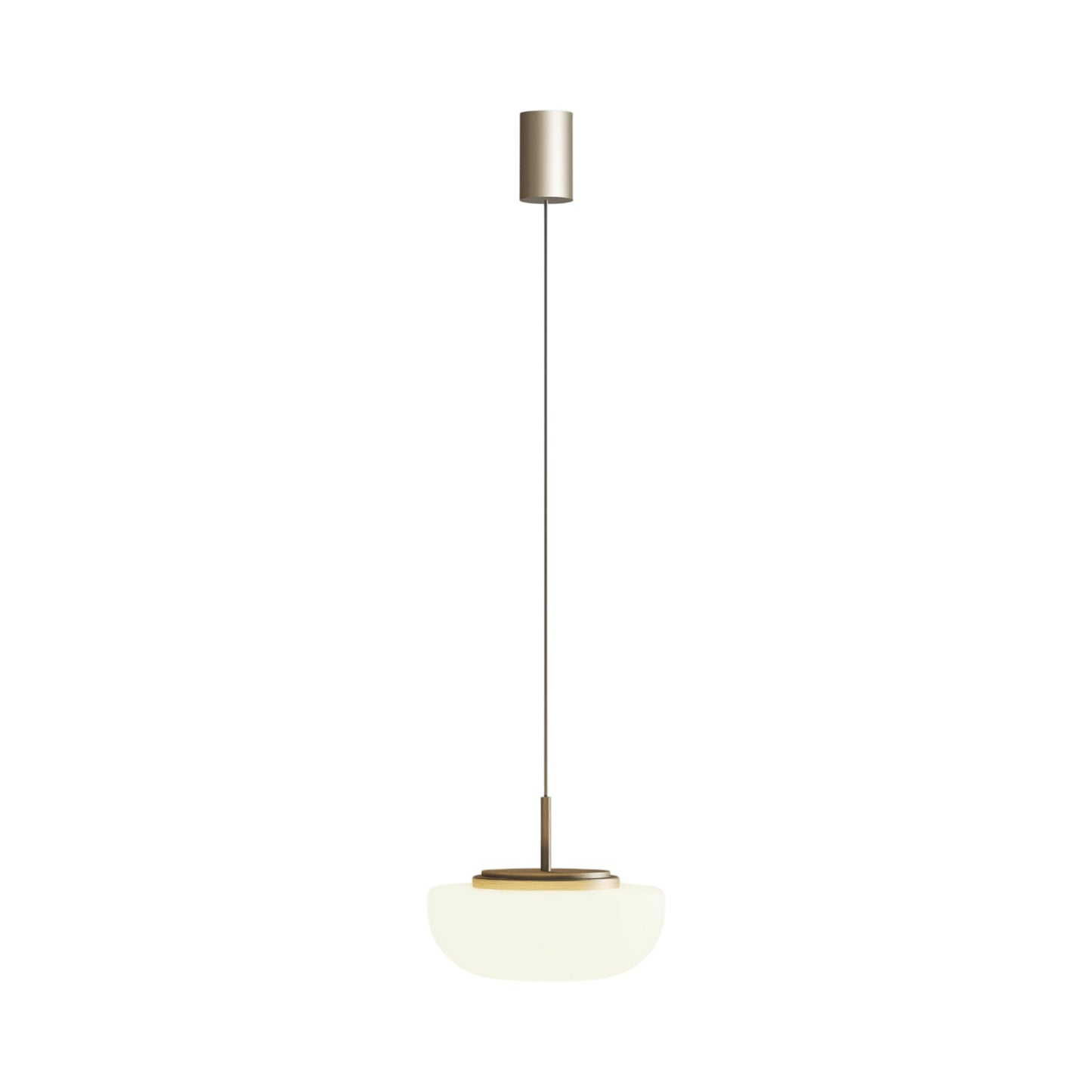 Kiki LED Pendant Light in Champagne (With Canopy).