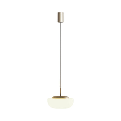 Kiki LED Pendant Light in Champagne (With Canopy).