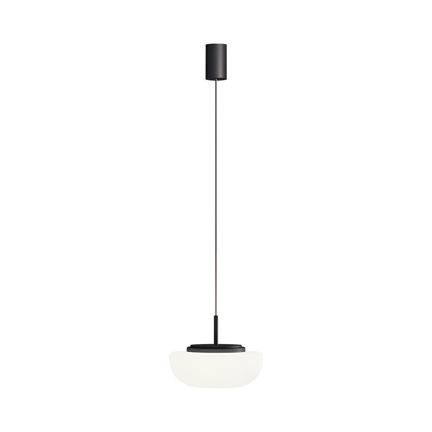 Kiki LED Pendant Light in Anthracite (With Canopy).