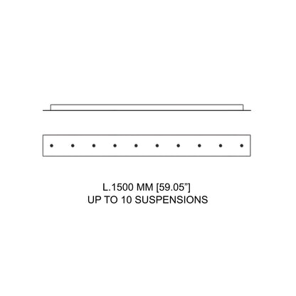 Kiki Linear Cluster Accessory - line drawing.