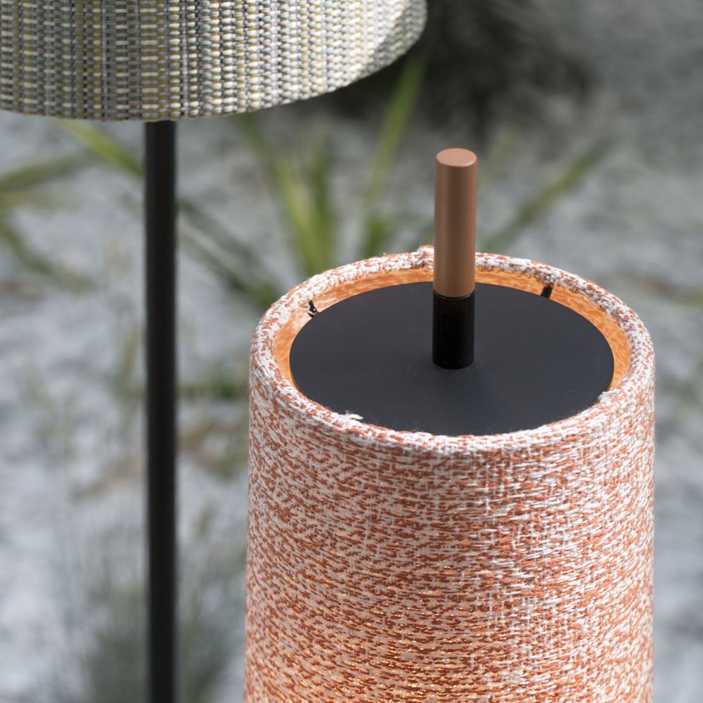 Lagoon Outdoor Floor Lamp in Detail.