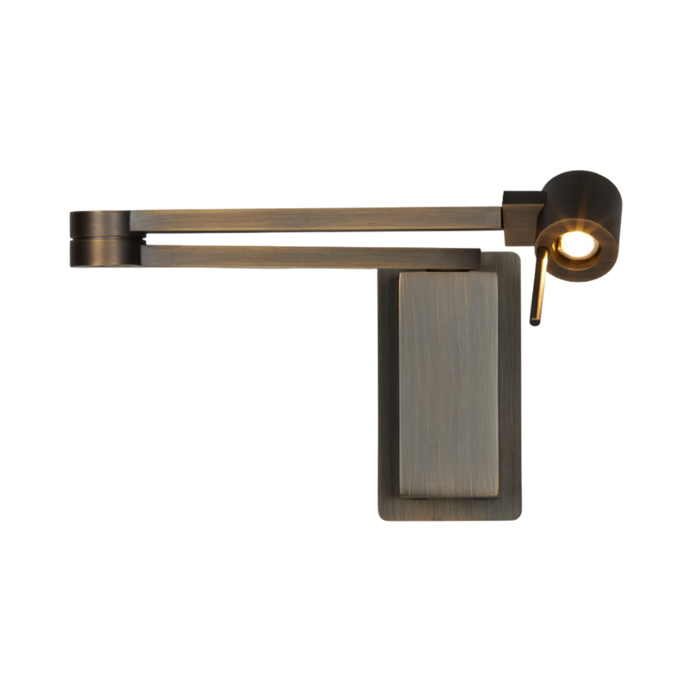 Manhattan LED Wall Light in Satin Bronze (Without Switch).