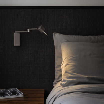 Manhattan LED Wall Light in bedroom.