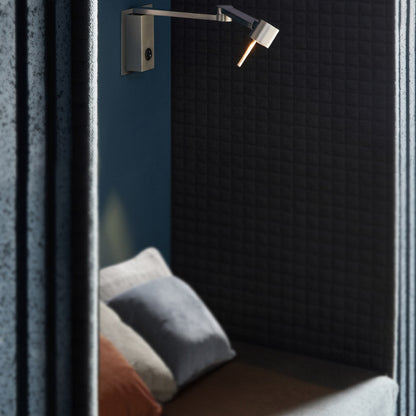 Manhattan LED Wall Light in bedroom.