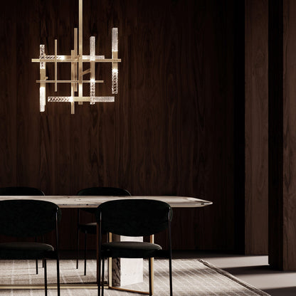 Mikado LED Pendant Light in living room.