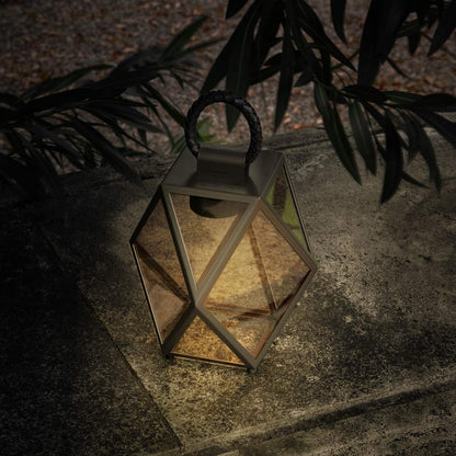 Muse Outdoor LED Rechargeable Floor Lamp in Outside Area.