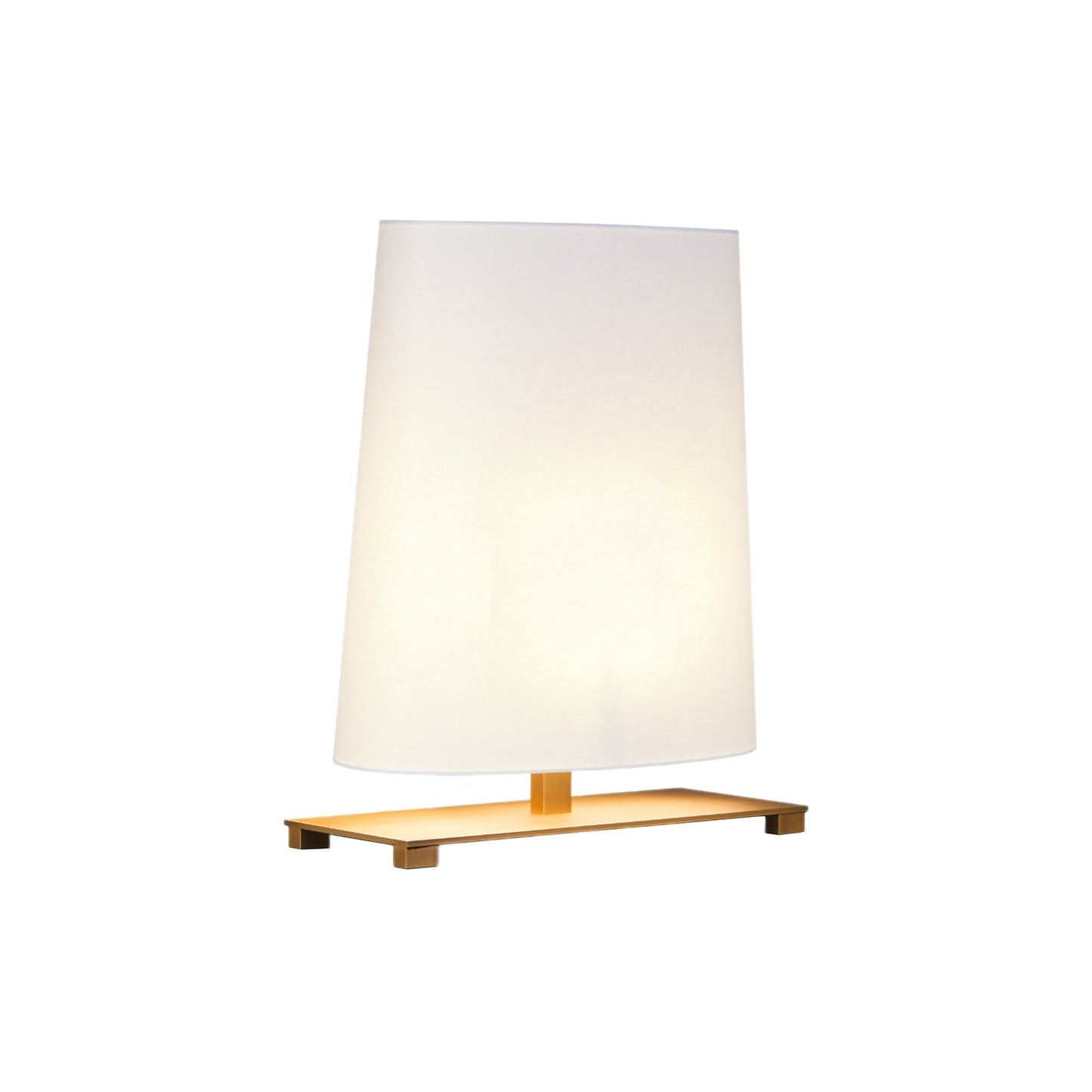 Ovale Table Lamp in Matt Light Satin Bronze (Small).