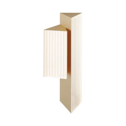 Stick LED Double Wall Light in Champagne (Left).